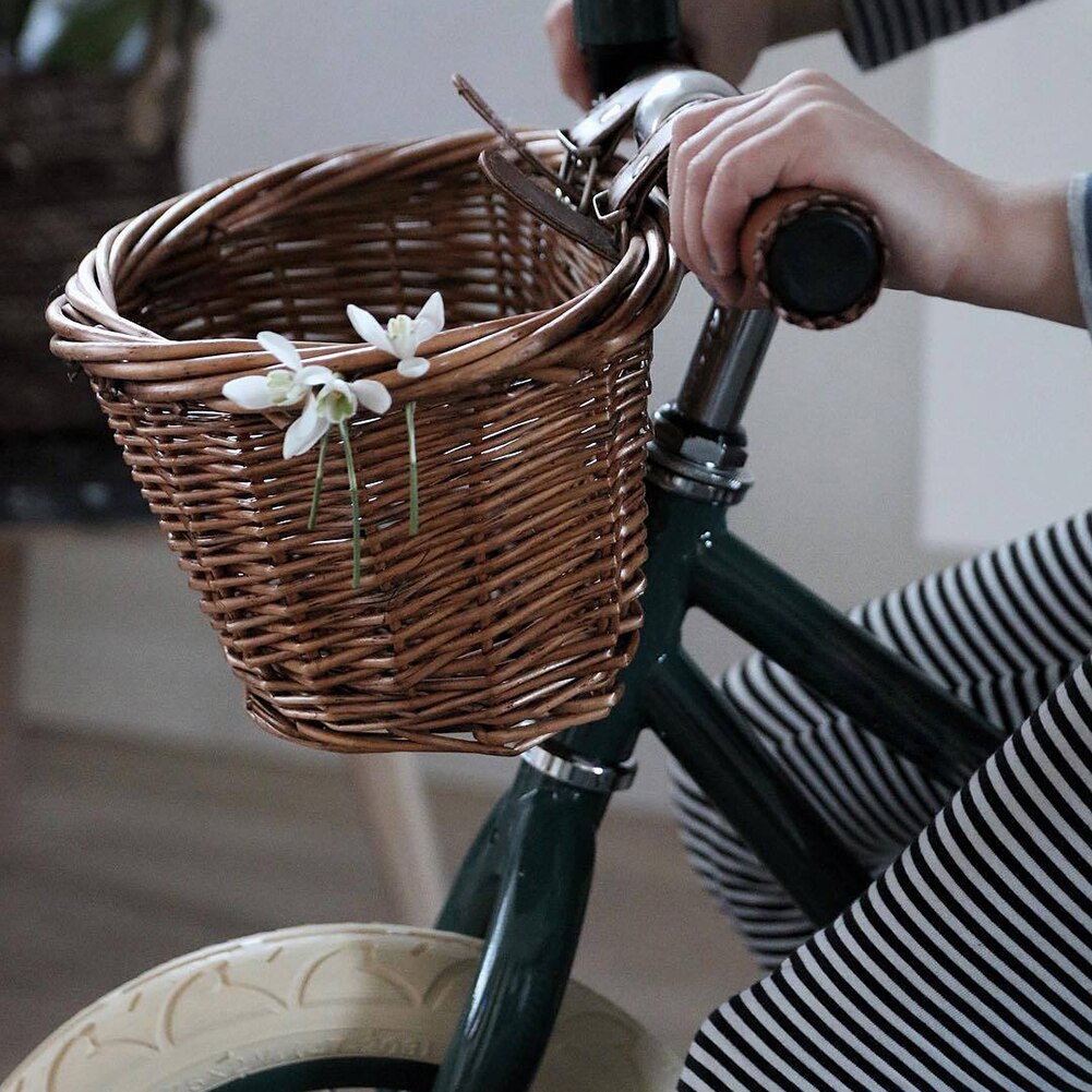 Bicycle Wicker Basket Vintage Carrier