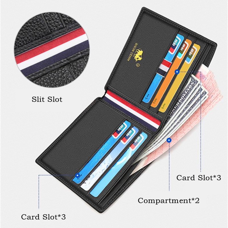 Bifold Wallet Male Fashion Purse Bifold Wallet Male Fashion Purse