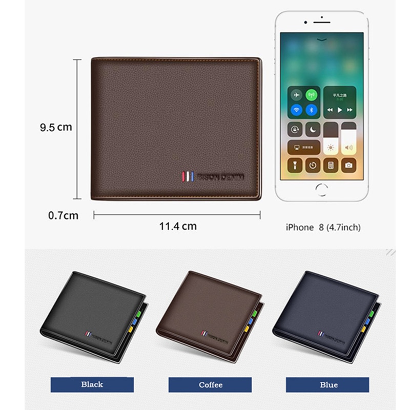 Bifold Wallet Male Fashion Purse Bifold Wallet Male Fashion Purse