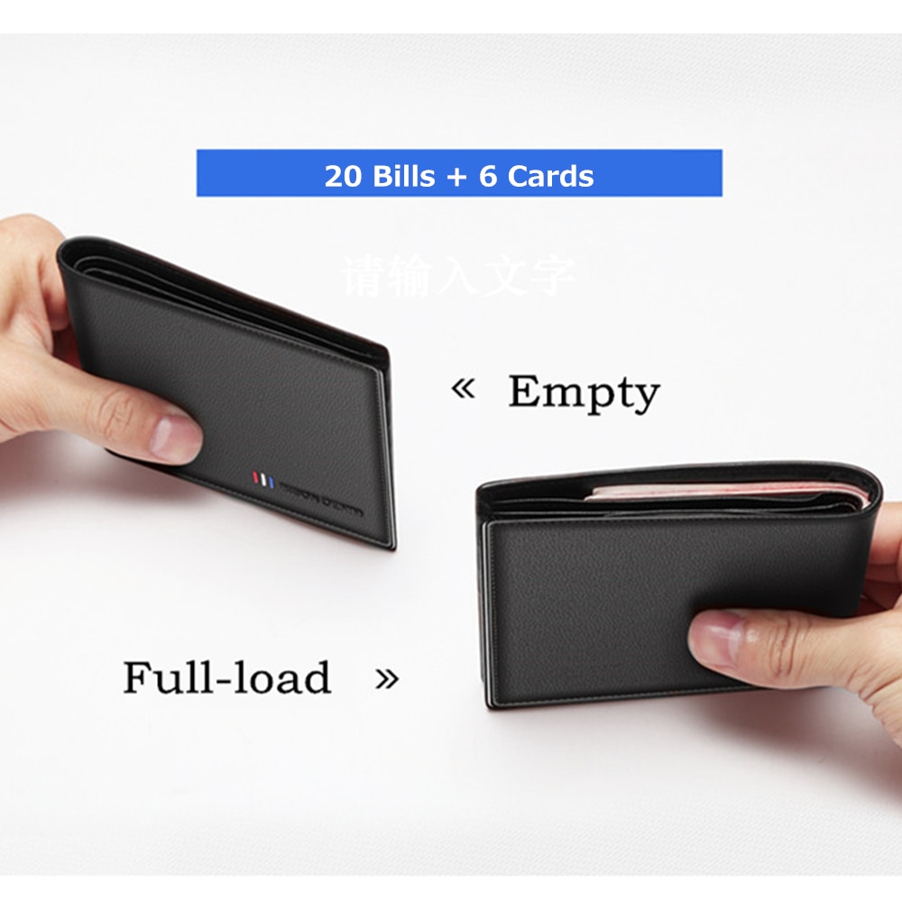 Bifold Wallet Male Fashion Purse Bifold Wallet Male Fashion Purse