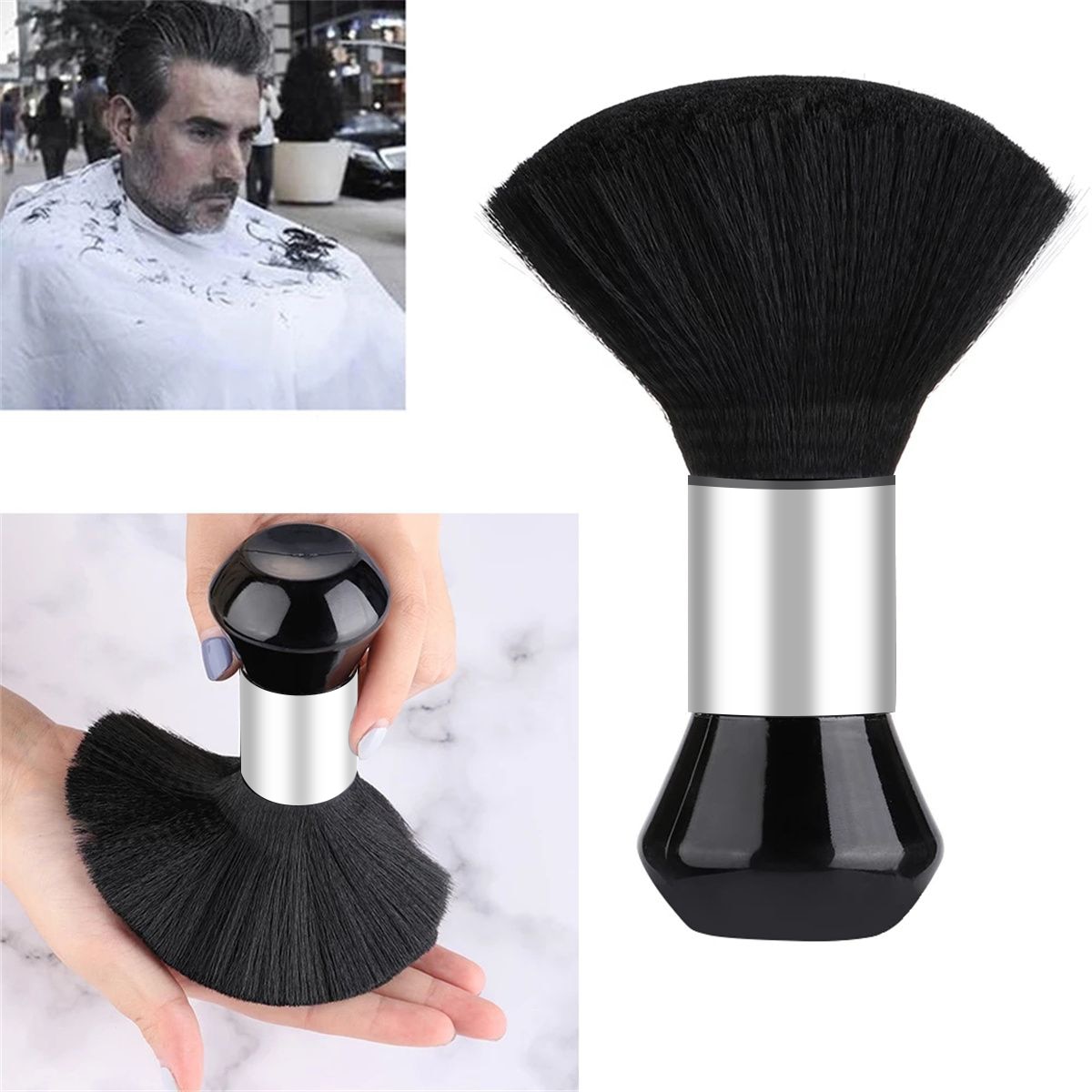 Big Fluffy Barber Neck Duster