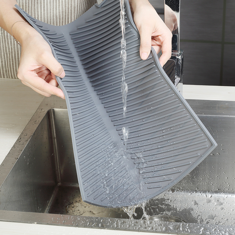 Big Heat Resistant Silicone Dish Drying Mat Big Heat Resistant Silicone Dish Drying Mat