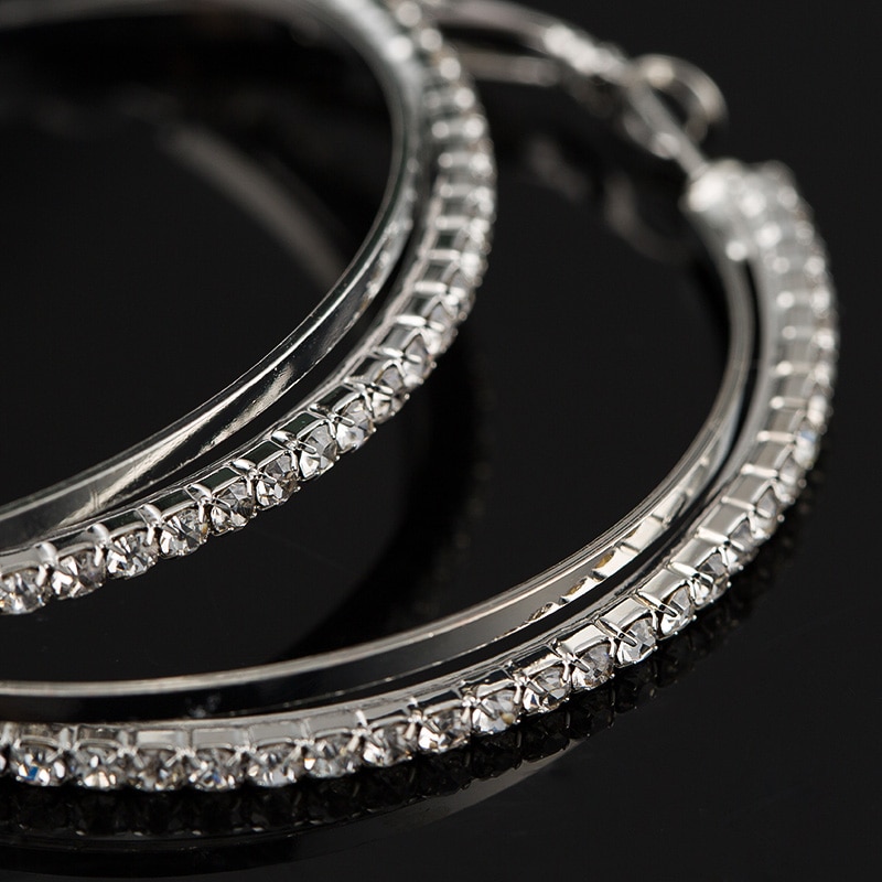 Big Hoop Earrings Fashionable Round Earrings Big Hoop Earrings Fashionable Round Earrings