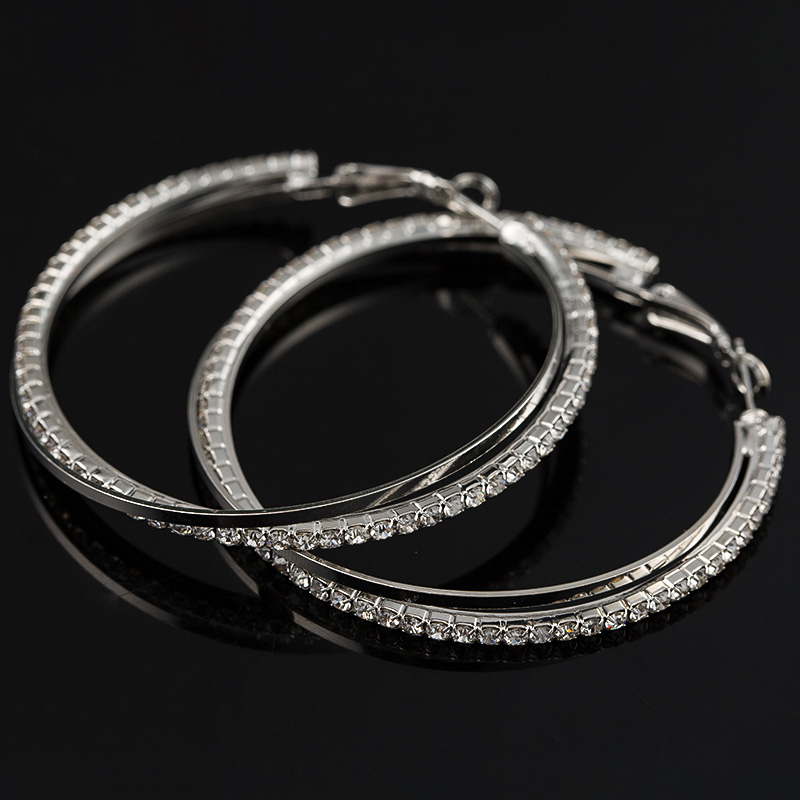 Big Hoop Earrings Fashionable Round Earrings Big Hoop Earrings Fashionable Round Earrings
