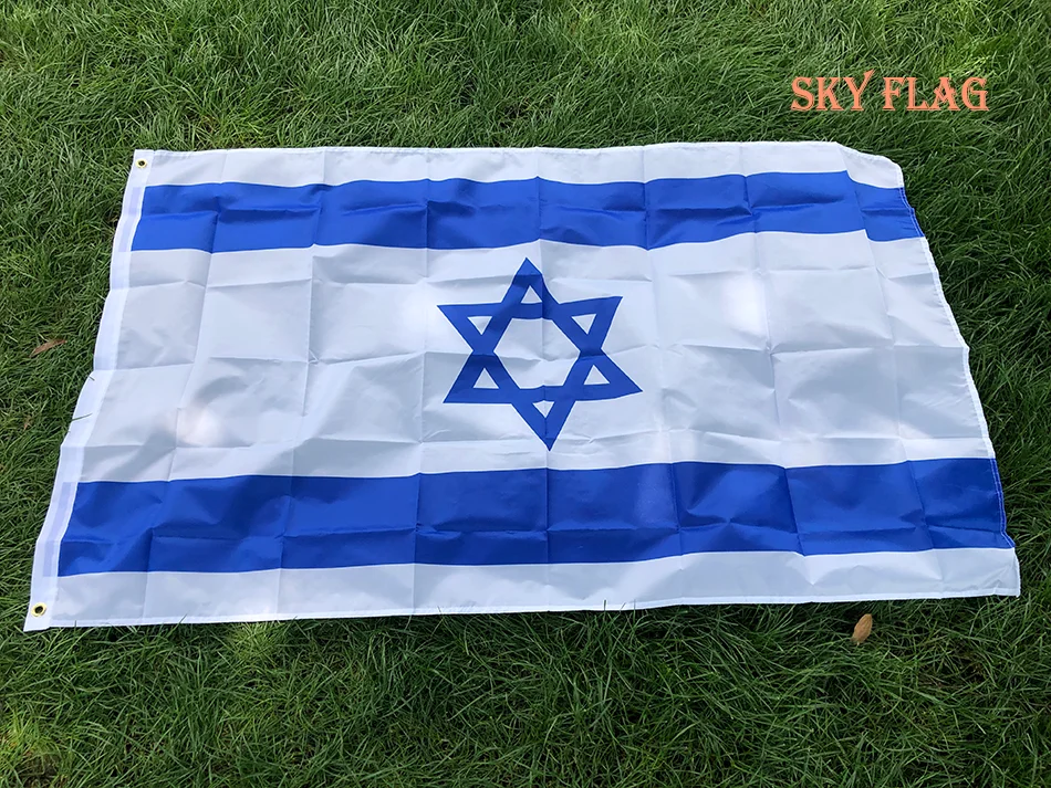 Big Israel National Flag Hanging ISR IL Israeli National Flag Big Israel National Flag Hanging ISR IL Israeli National Flag