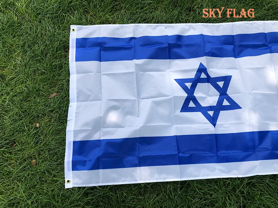 Big Israel National Flag Hanging ISR IL Israeli National Flag Big Israel National Flag Hanging ISR IL Israeli National Flag