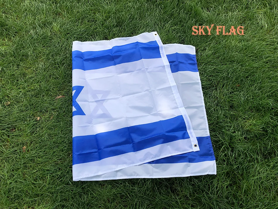 Big Israel National Flag Hanging ISR IL Israeli National Flag Big Israel National Flag Hanging ISR IL Israeli National Flag