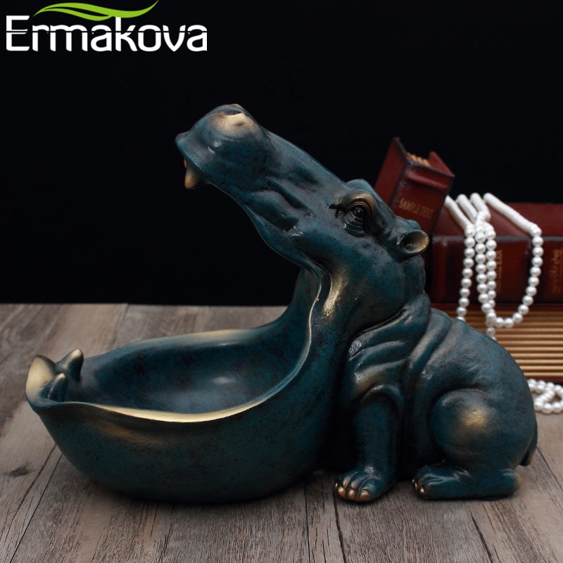 Big Mouth Hippopotamus Figurine