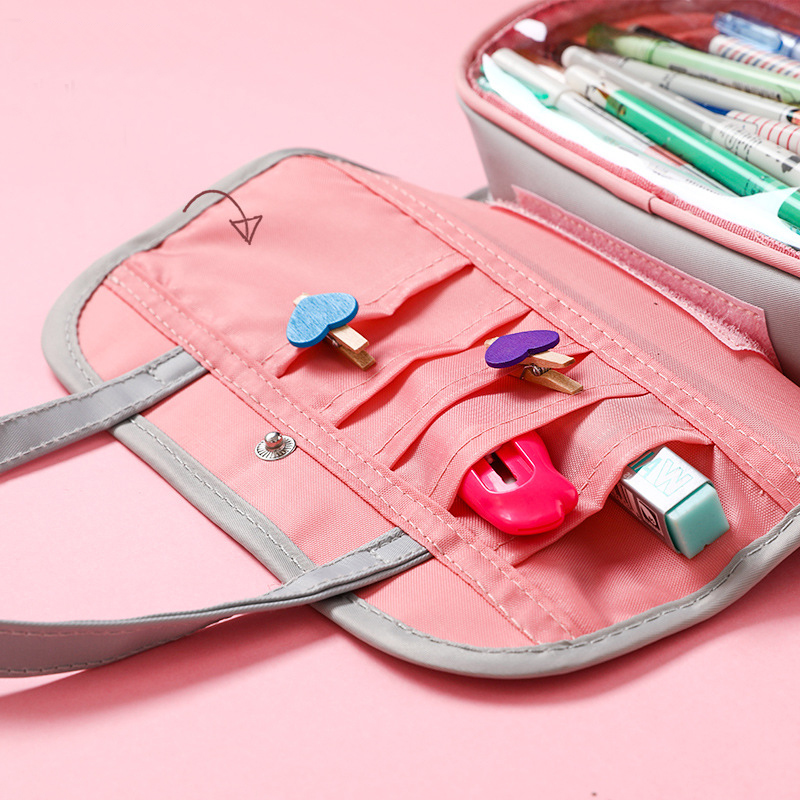 Big Pencil Case Detachable Pen Bag