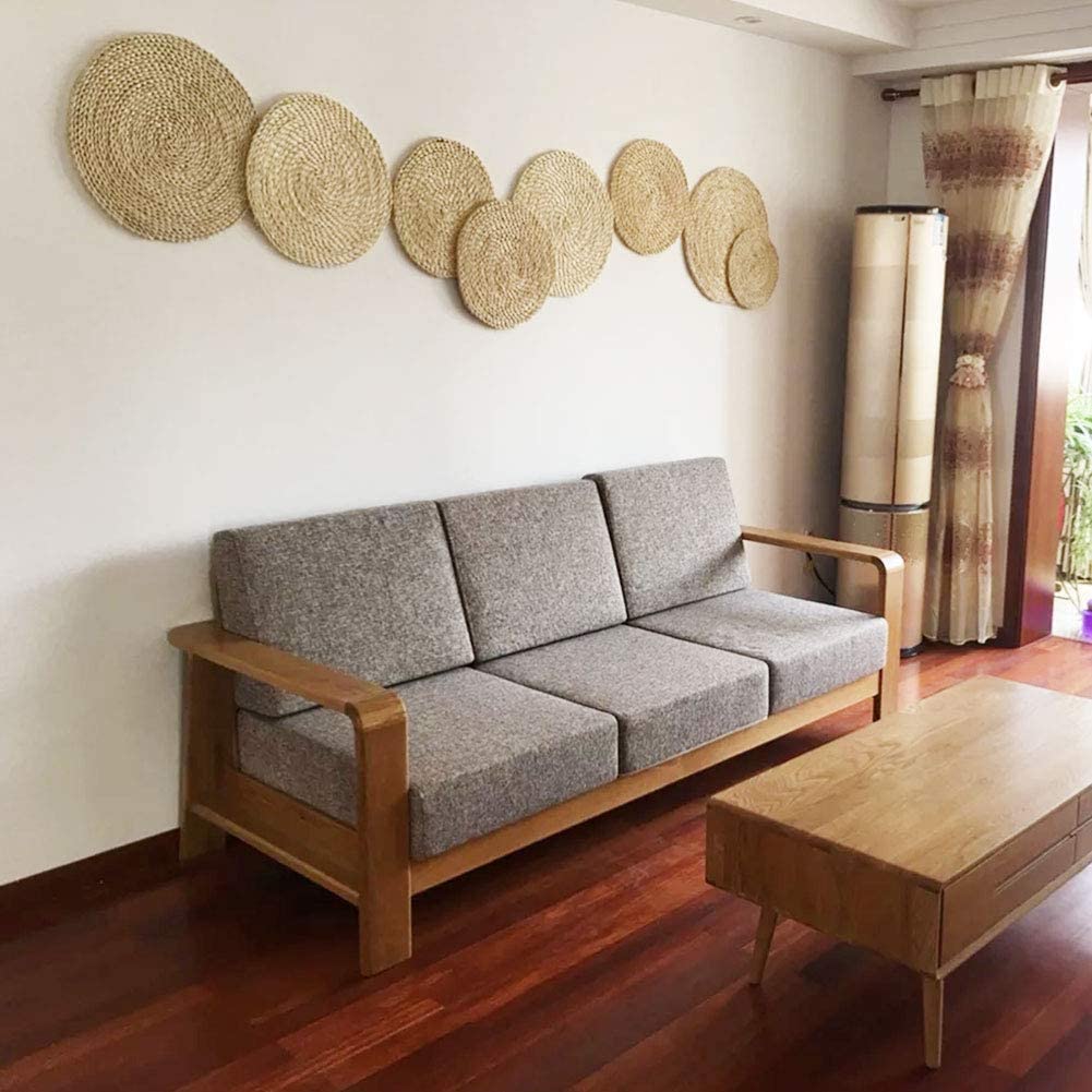 Big Round Water Hyacinth Placemats (2pcs)