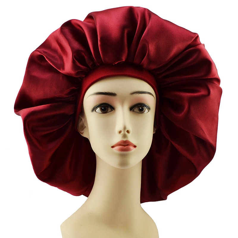 Big Silk Hair Cap for Curly Hair