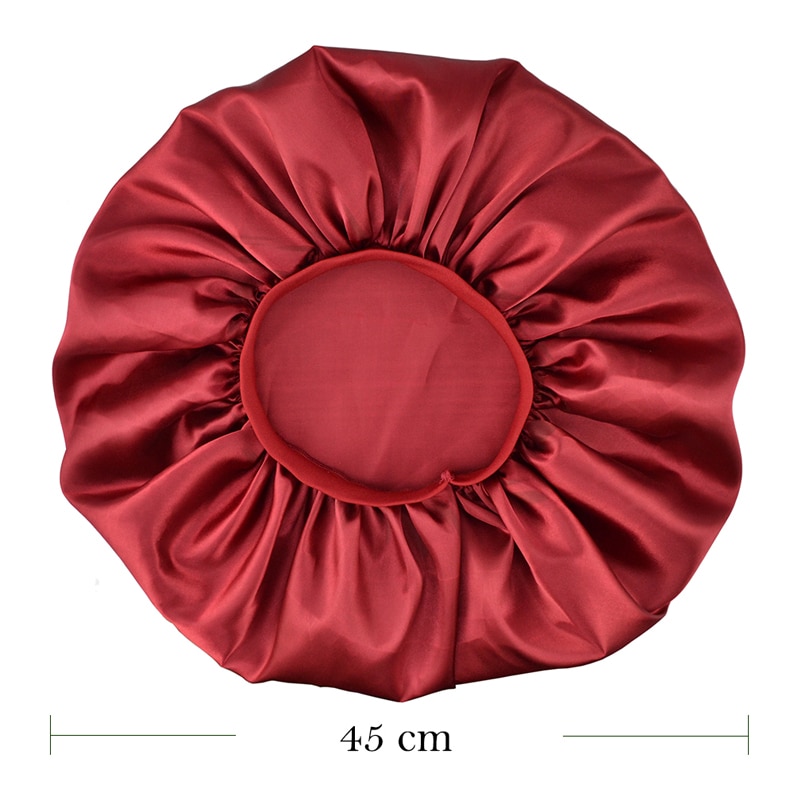 Big Silk Hair Cap for Curly Hair