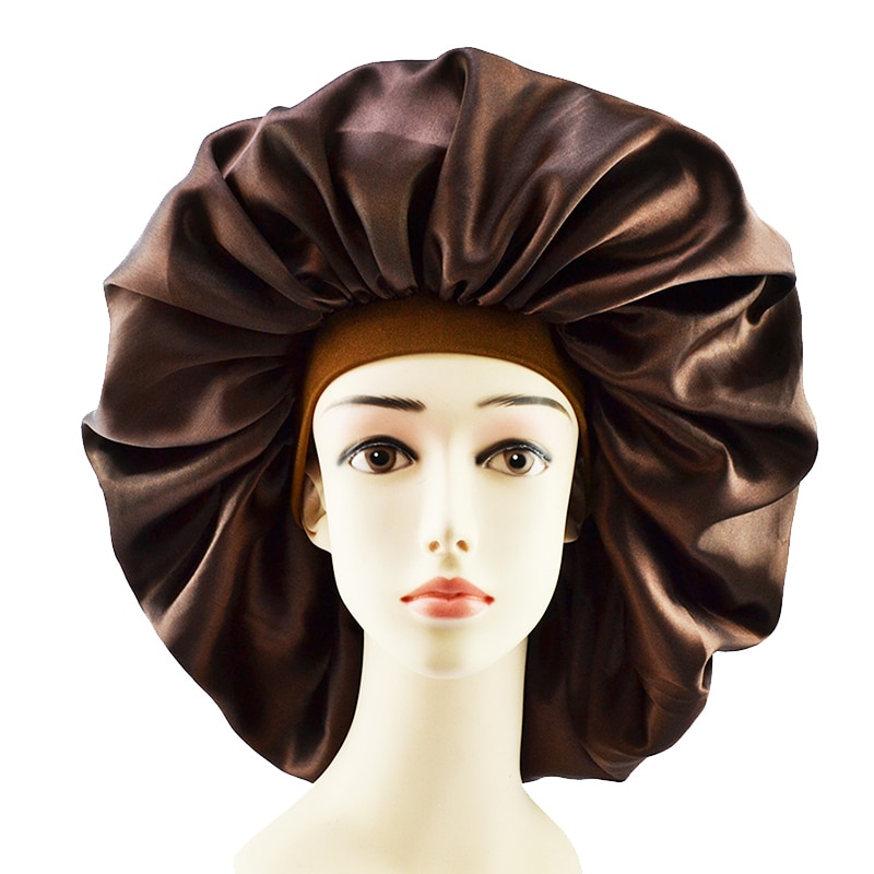 Big Silk Hair Cap for Curly Hair