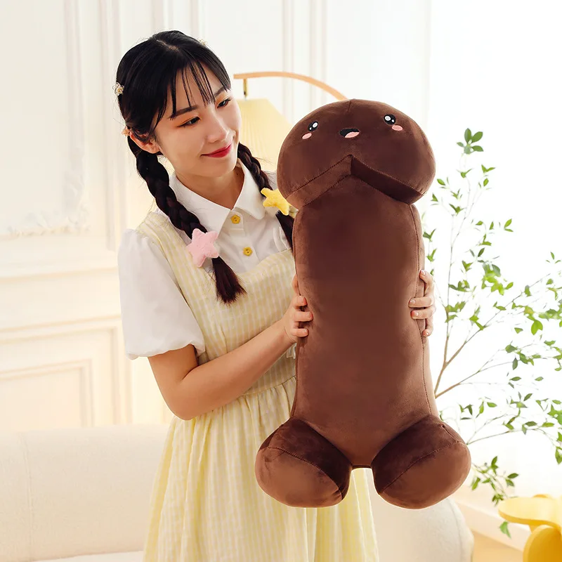 Big Size Trick Penis Simulation Plush Toy Boy Dick Plushie Penis Plush Hug Pillow Stuffed Sexy Interesting Gifts For