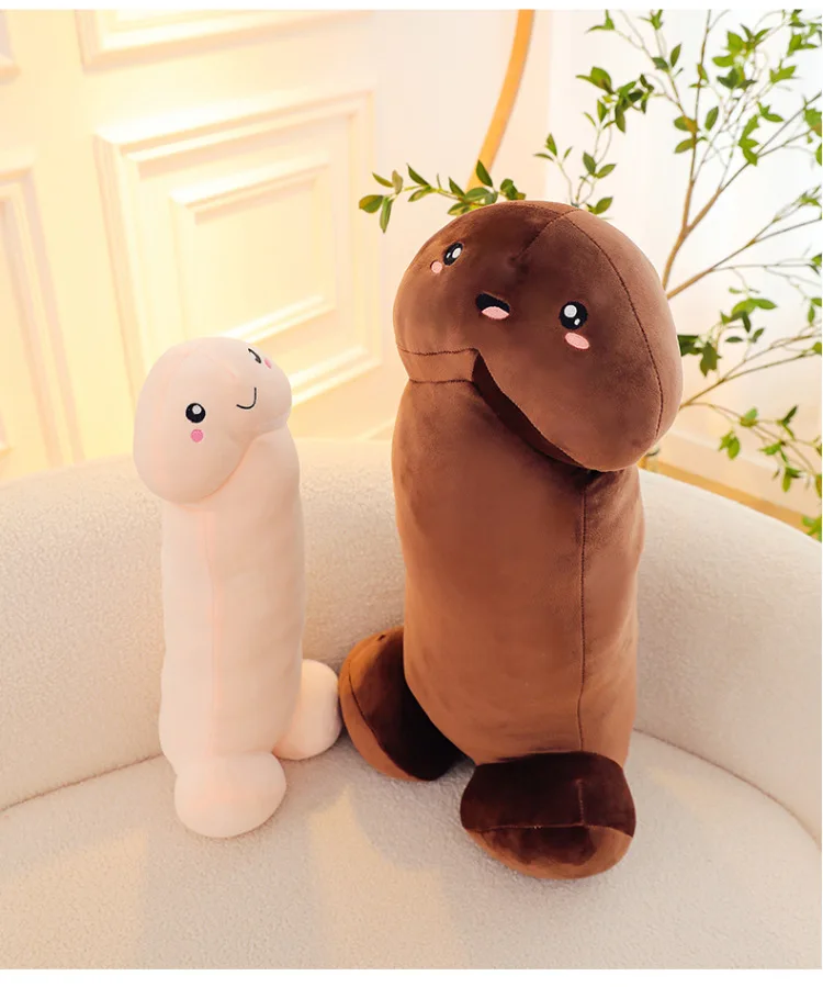 Big Size Trick Penis Simulation Plush Toy Boy Dick Plushie Penis Plush Hug Pillow Stuffed Sexy Interesting Gifts For
