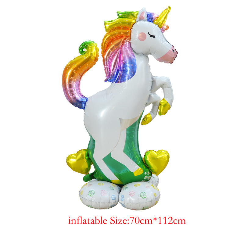 Big Standing Unicorn Foil Balloon