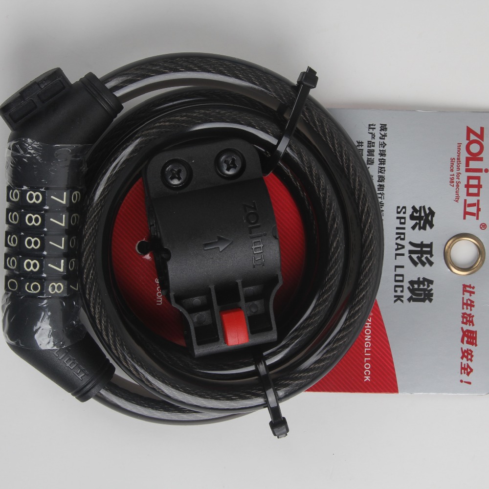 Bike Cable Lock 5-Digit Code Bike Cable Lock 5-Digit Code