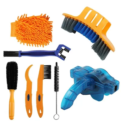 Bike Chain Cleaning Tools Set (8 pcs) Bike Chain Cleaning Tools Set (8 pcs)
