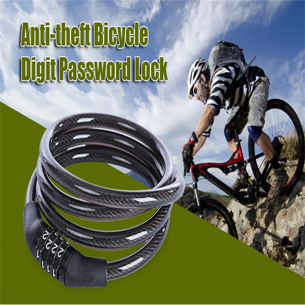 Bike Chain Lock Anti-Theft Cable Bike Chain Lock Anti-Theft Cable