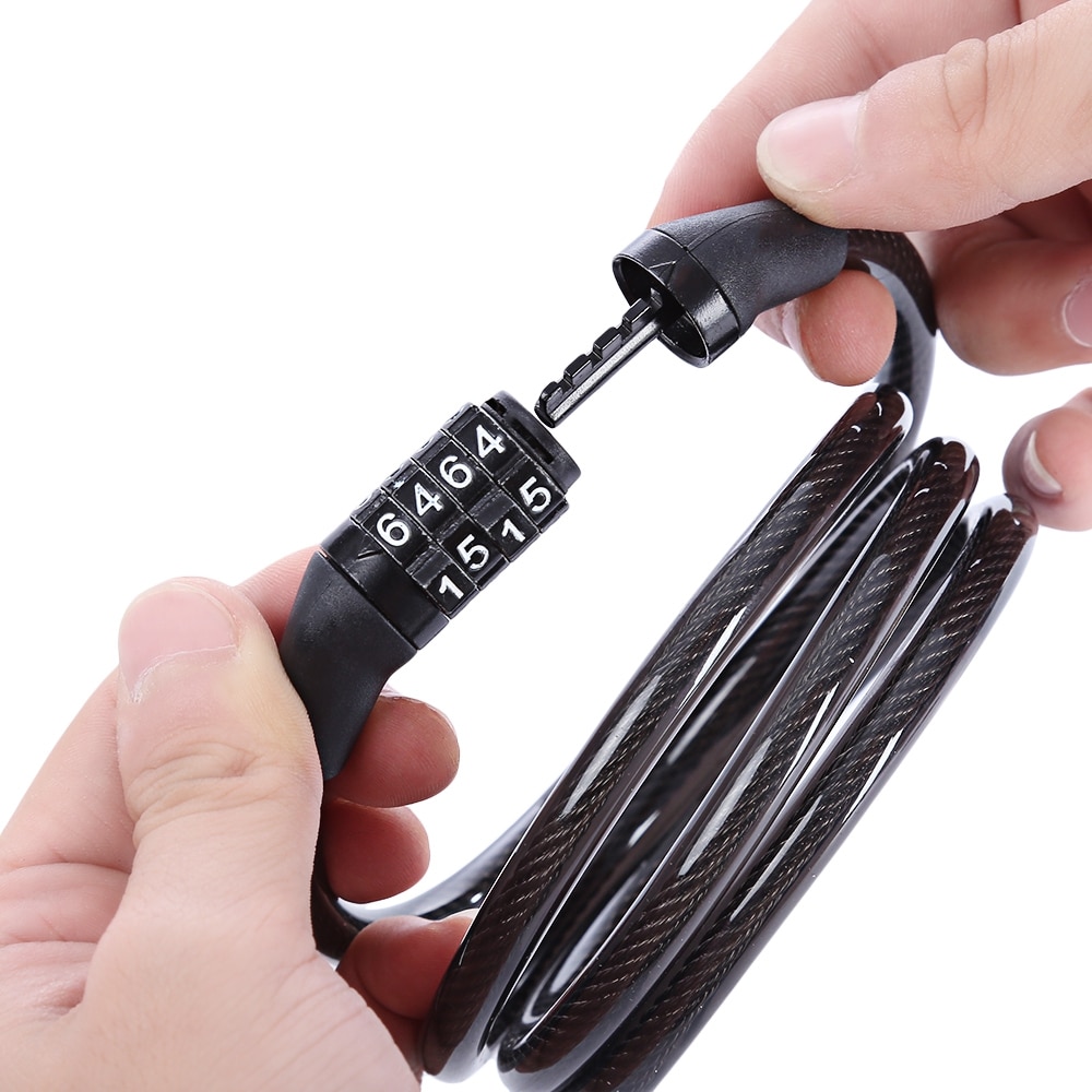 Bike Chain Lock Anti-Theft Cable Bike Chain Lock Anti-Theft Cable