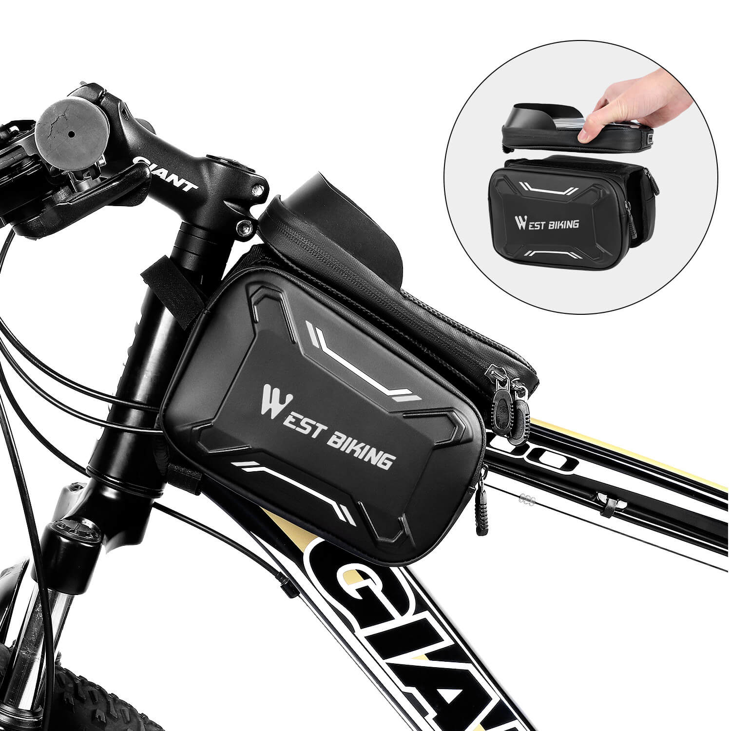 Bike Frame Bag Small Container Bike Frame Bag Small Container