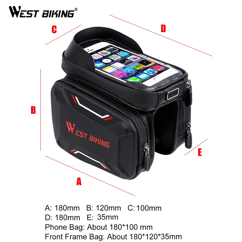 Bike Frame Bag Small Container Bike Frame Bag Small Container