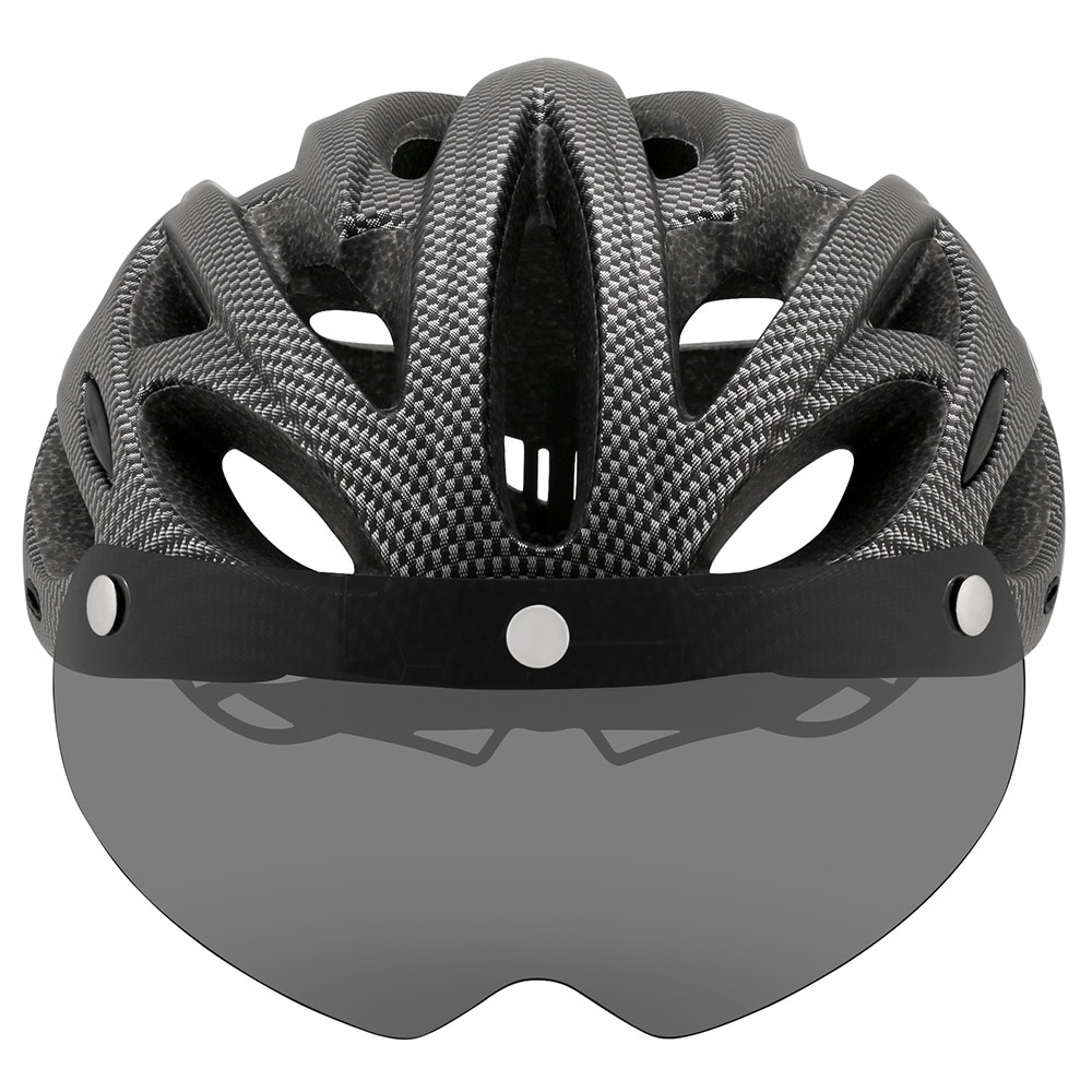 Bike Helmet with Visor and LED Light Bike Helmet with Visor and LED Light