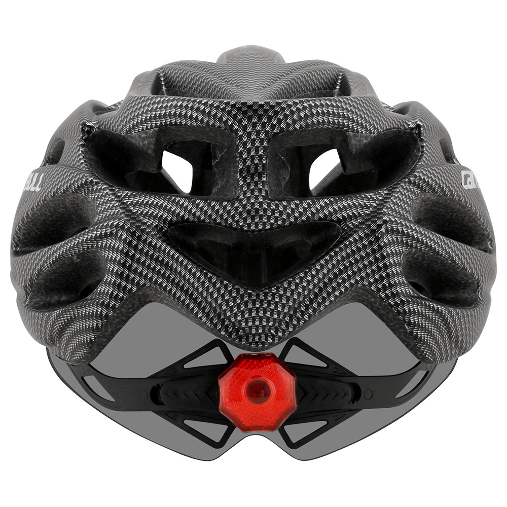 Bike Helmet with Visor and LED Light Bike Helmet with Visor and LED Light