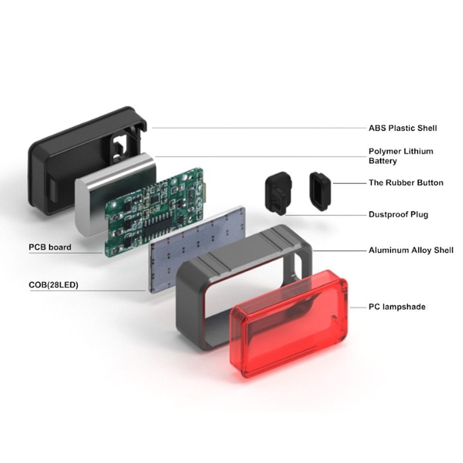 Bike LED Light Smart Tail Lights Bike LED Light Smart Tail Lights
