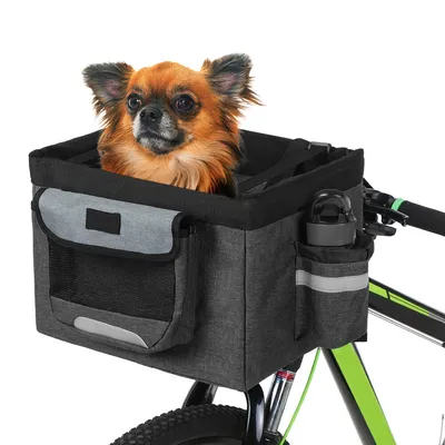 Bike Pet Basket Fabric Pet Carrier Bike Pet Basket Fabric Pet Carrier
