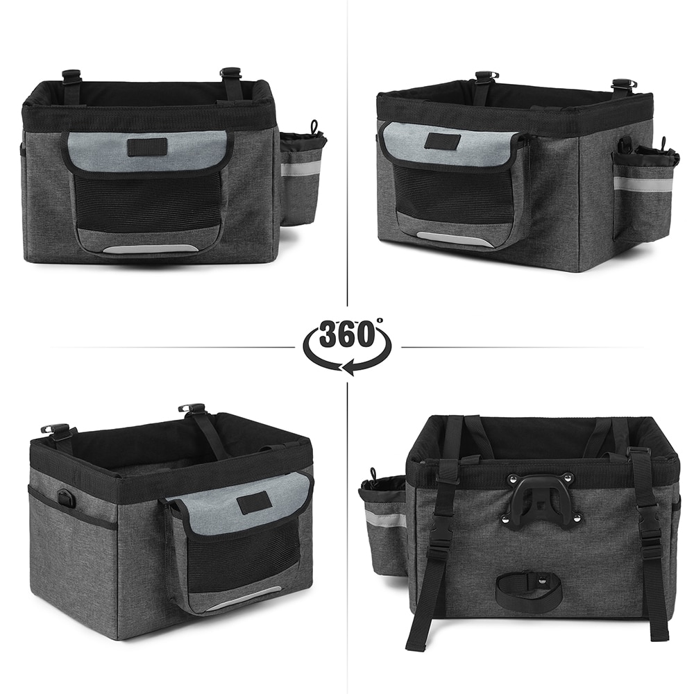 Bike Pet Basket Fabric Pet Carrier Bike Pet Basket Fabric Pet Carrier