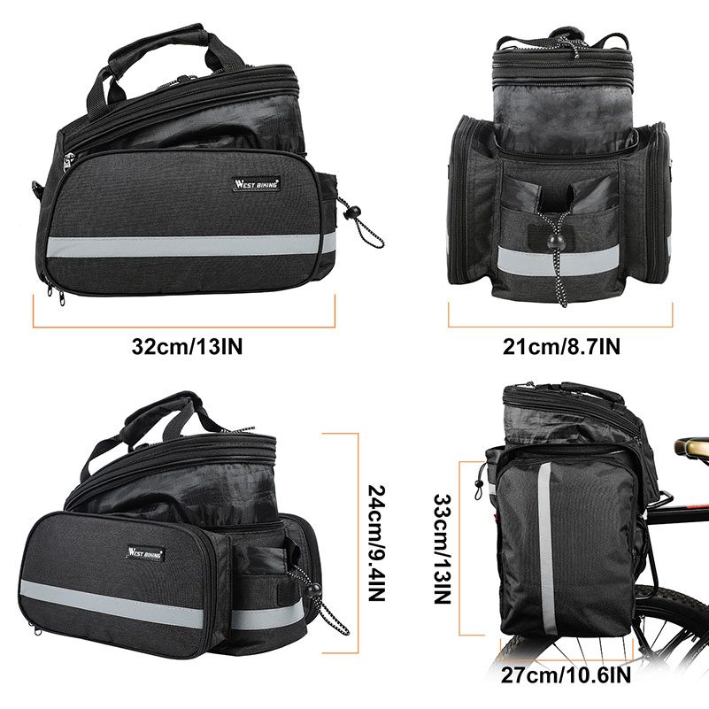 Bike Rack Bag Large Trunk Bag