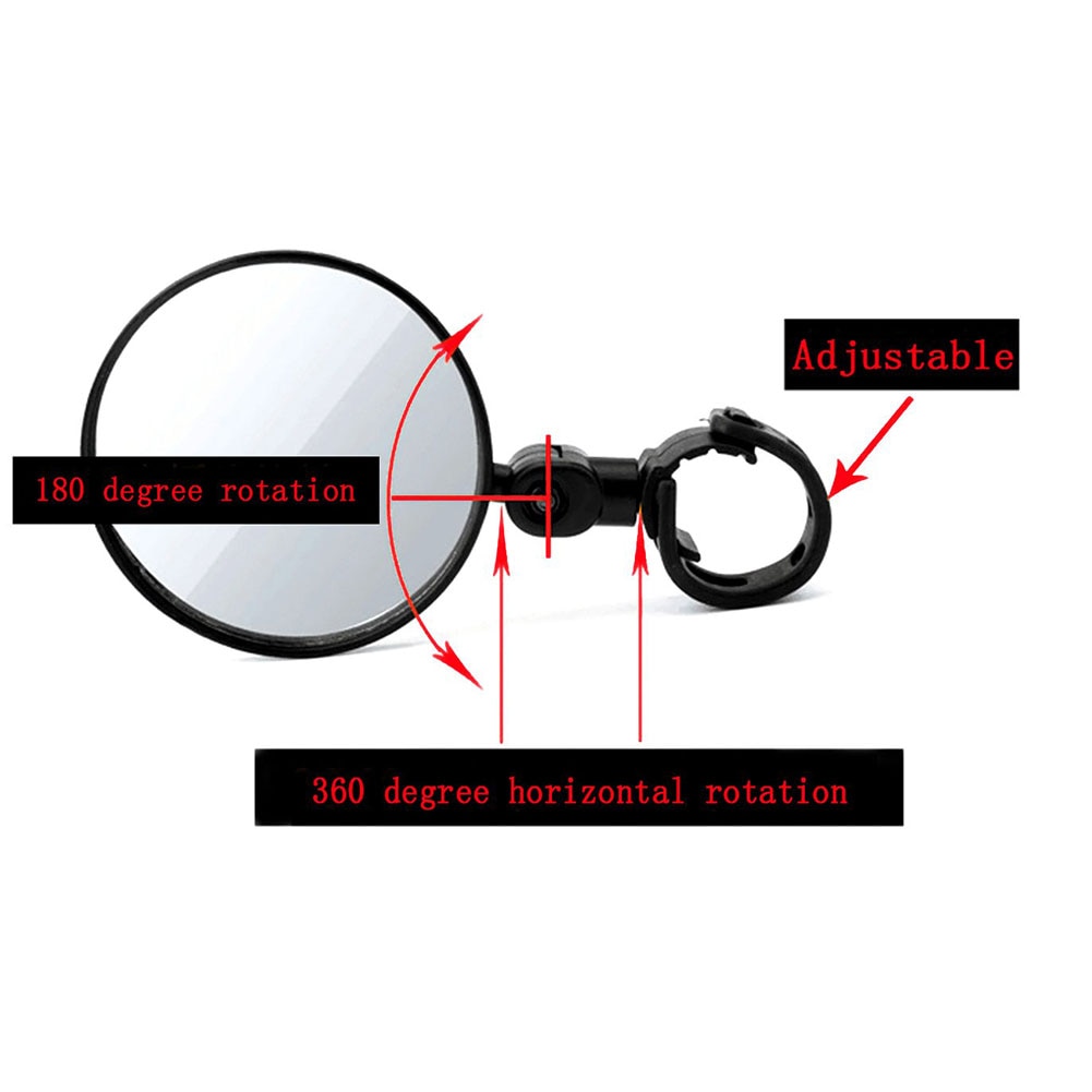 Bike Rearview Mirror Handlebar Glass Bike Rearview Mirror Handlebar Glass