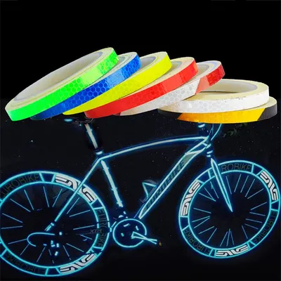 Bike Reflective Sticker Waterproof Strip Bike Reflective Sticker Waterproof Strip