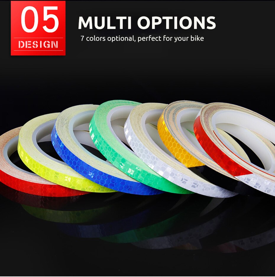 Bike Reflective Sticker Waterproof Strip Bike Reflective Sticker Waterproof Strip