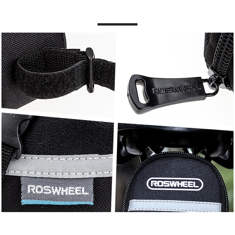 Bike Saddle Bag with Tail Light Holder Bike Saddle Bag with Tail Light Holder