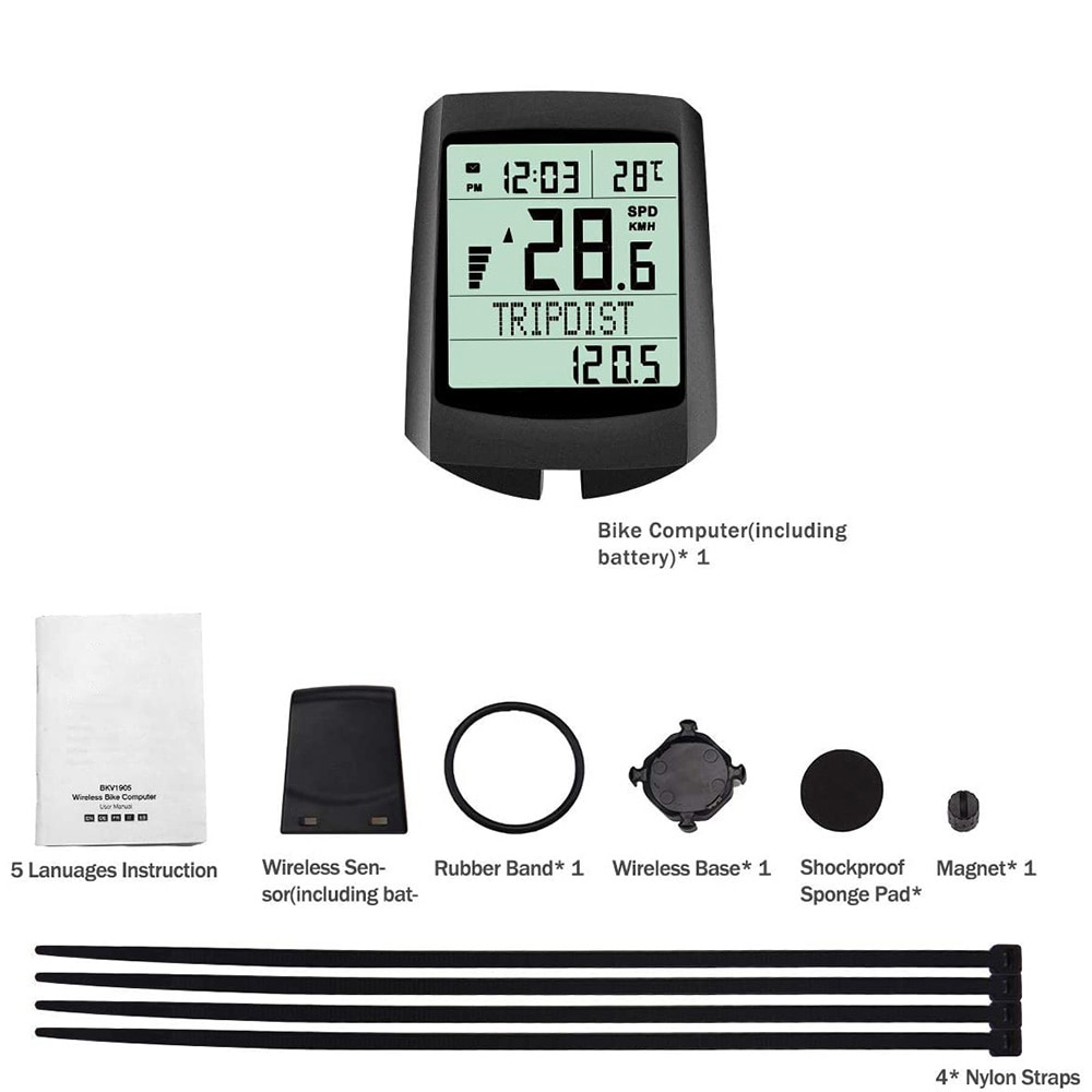 Bike Speed Meter Wireless LCD Display Bike Speed Meter Wireless LCD Display