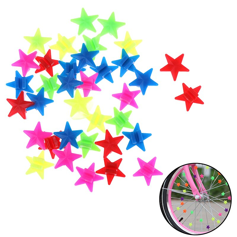 Bike Spokes Beads Star Wheel Decors (36 Pcs) Bike Spokes Beads Star Wheel Decors (36 Pcs)