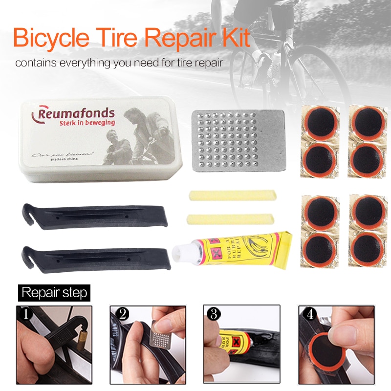 Bike Tire Repair Kit Tool Set Bike Tire Repair Kit Tool Set