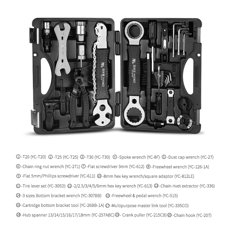 Bike Tool Kit 20PC Repair Set Bike Tool Kit 20PC Repair Set