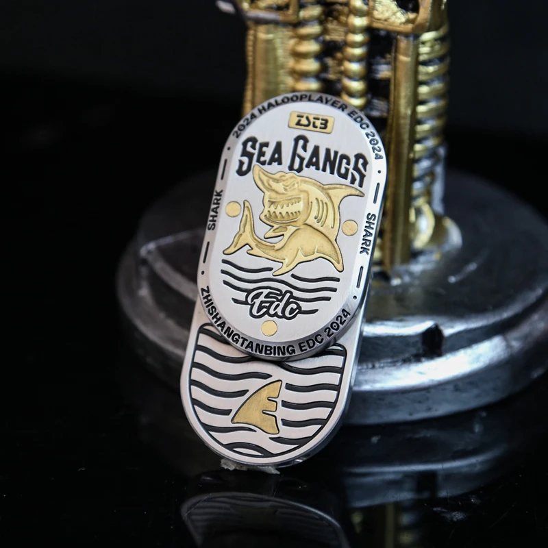 Bing Shark Mechanical Fidget Slider ADHD Metal EDC Fidget Toys Office Desk Toys Anxiety Stress Relief Toys Bing Shark Mechanical Fidget Slider ADHD Metal EDC Fidget Toys Office Desk Toys Anxiety Stress Relief Toys