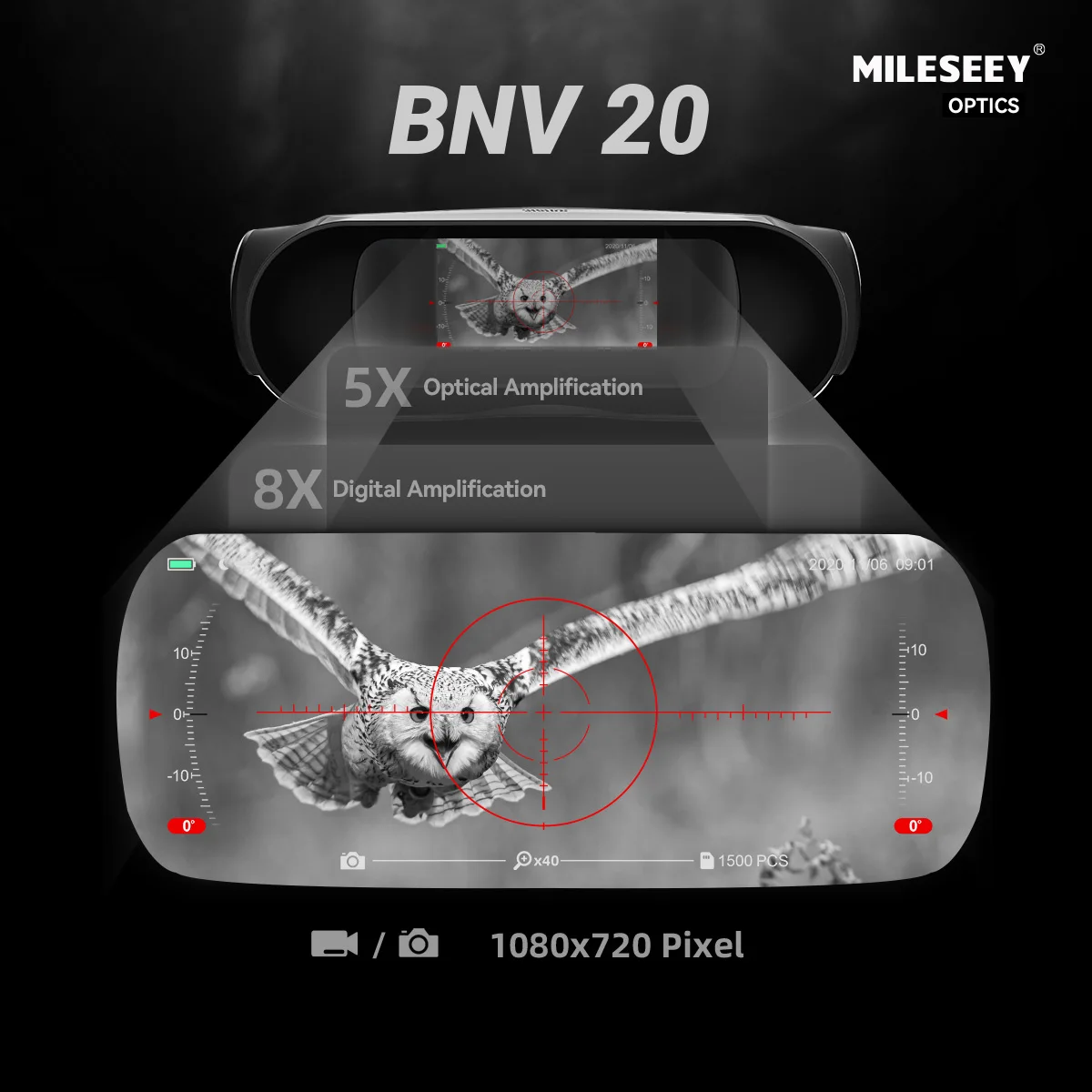 Binoculars Long Range Telescope Night Vision Camping Equipment Hunting Equipment can Photograph Video Playback