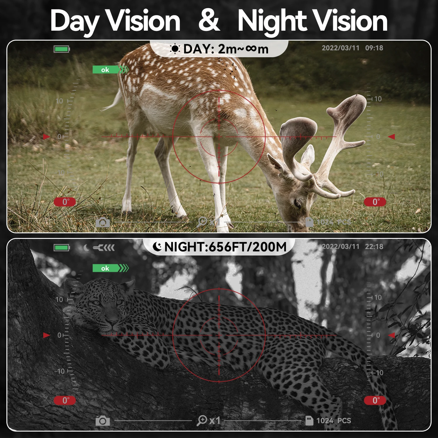 Binoculars Long Range Telescope Night Vision Camping Equipment Hunting Equipment can Photograph Video Playback
