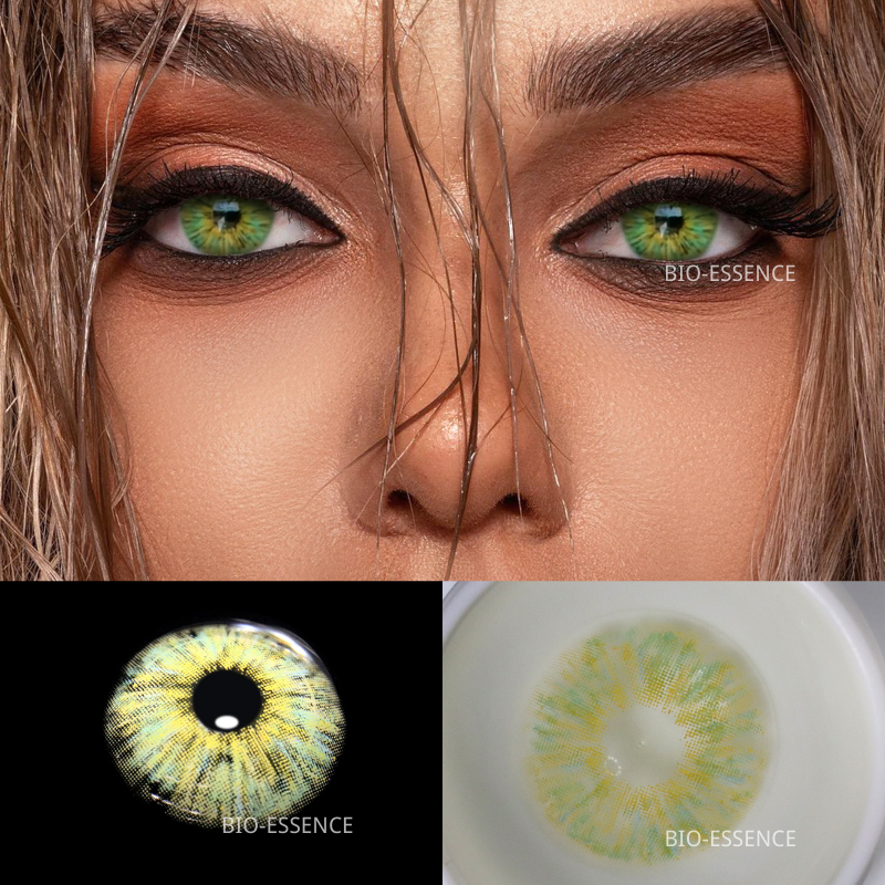 Bio Essence 1 Pair Colored Contact Lenses for Eyes Big Eye Fashion Lenses