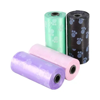Biodegradable Dog Poop Bags Printed (10Rolls/150 pieces) Biodegradable Dog Poop Bags Printed (10Rolls/150 pieces)