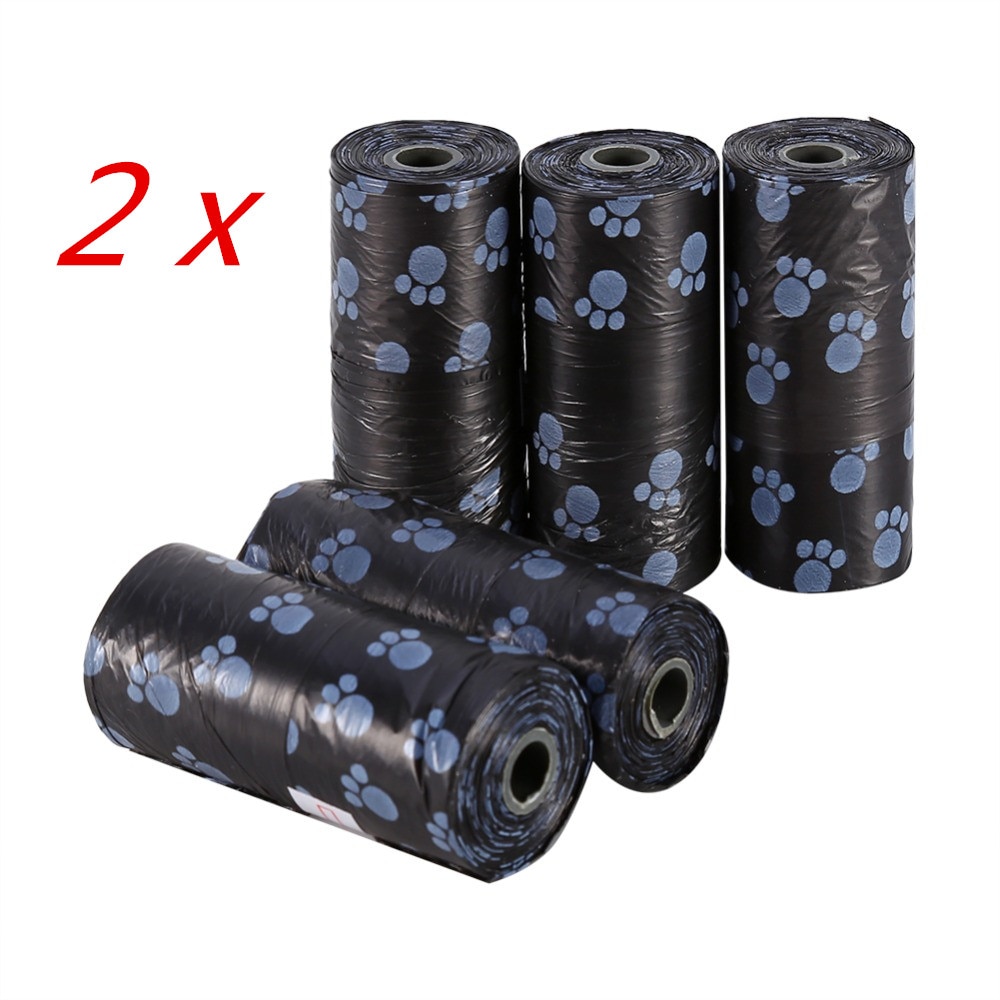 Biodegradable Dog Poop Bags Printed (10Rolls/150 pieces) Biodegradable Dog Poop Bags Printed (10Rolls/150 pieces)