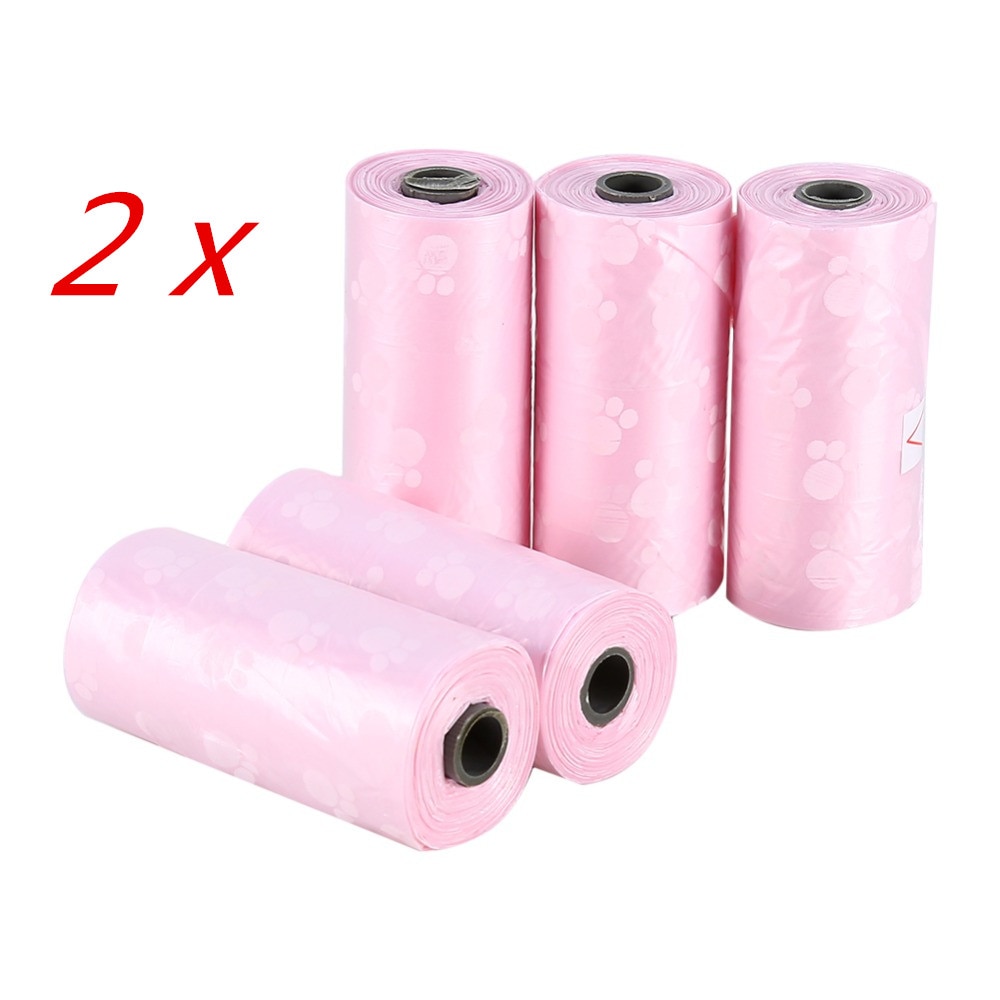Biodegradable Dog Poop Bags Printed (10Rolls/150 pieces) Biodegradable Dog Poop Bags Printed (10Rolls/150 pieces)