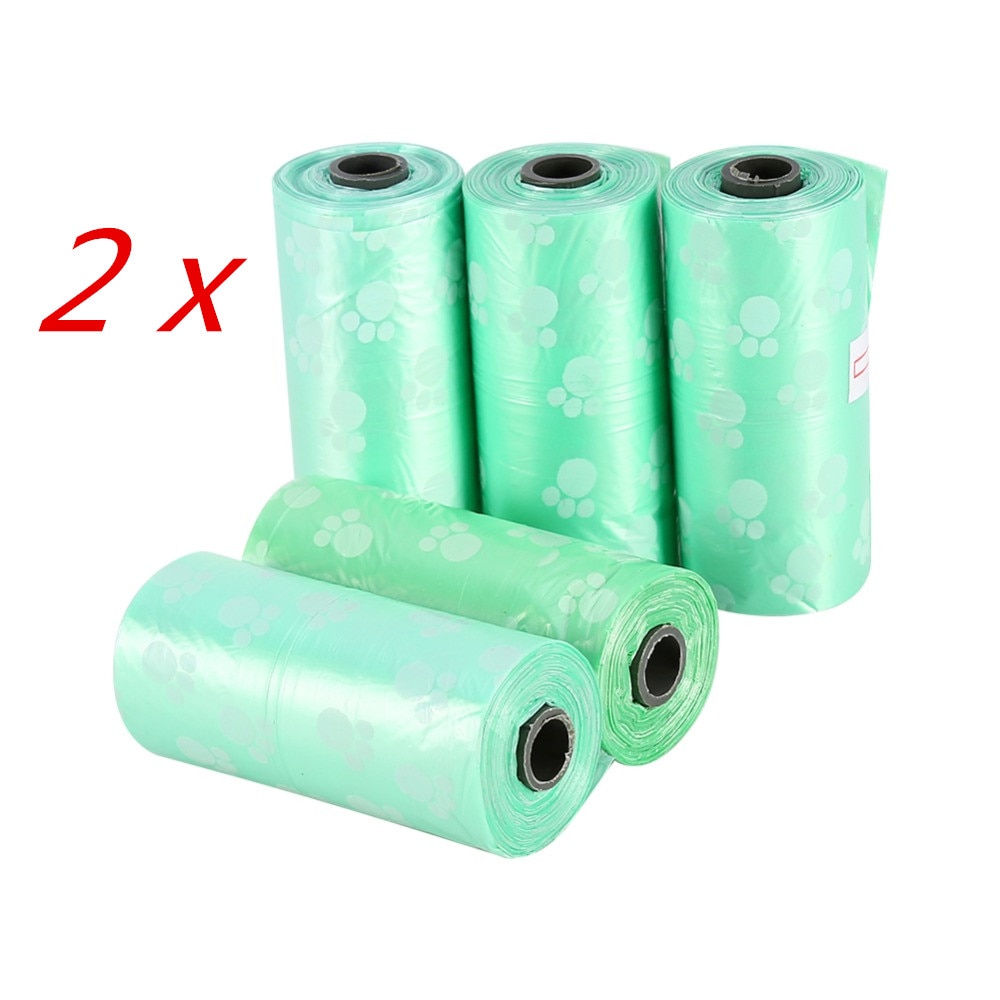 Biodegradable Dog Poop Bags Printed (10Rolls/150 pieces) Biodegradable Dog Poop Bags Printed (10Rolls/150 pieces)