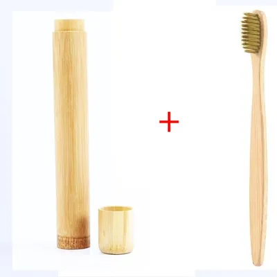 Biodegradable Toothbrush with Container Biodegradable Toothbrush with Container