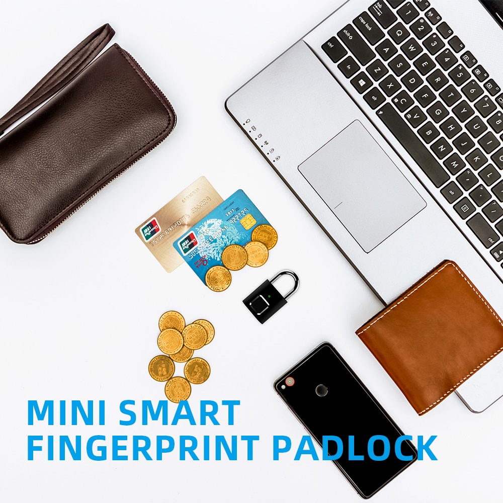 Biometric Padlock Rechargeable Lock